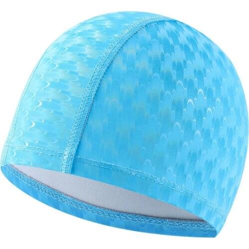 80% Hot Sale Adult Swim Caps Arc Shape Anti Slip Ear Protection Solid Color Swimming Caps for Pool Practical Swimming Hat