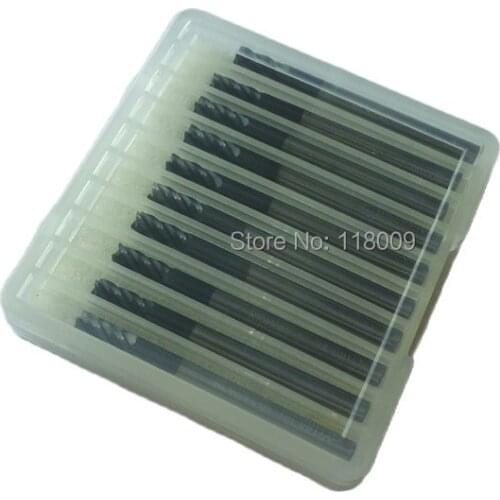 Promotion!!! 10pcs 4mm D4*10*D4*38 4Flutes Tungsten Square End Mills Spiral Bits Carbide CNC Endmill Router Bits
