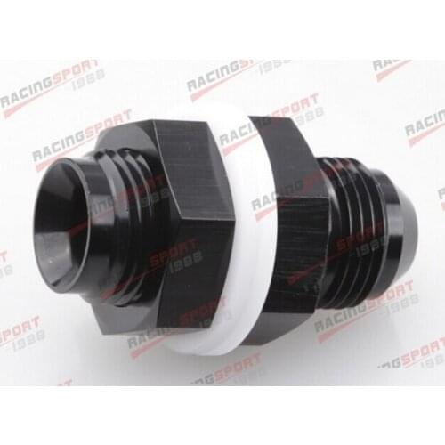 AN -16 16AN AN16 -16AN Fuel Cell Tank Adapter Bulkhead Fitting AD71005 black