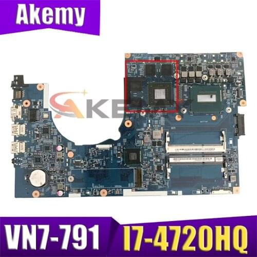 For ACER 14203-1M motherboard For ACER Aspire VN7-791 VN7-791G I7-4720HQ CPU Laptop motherboard teste ok Mainboard