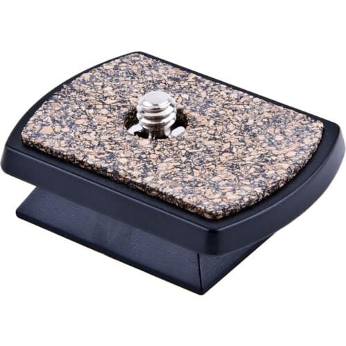 DSLR Camera 1/4"UNC Screw Mount Quick Release Plate for Yunteng 681 Panoramic Video Head VCT-681 Professional Tripod Head