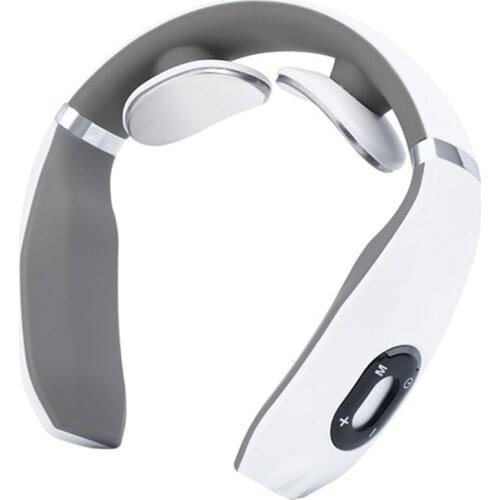 Electric Pulse Neck Massager Cervical far infrared heating pain relief healthcare relaxation Acupuncture Cupping Patting Massage