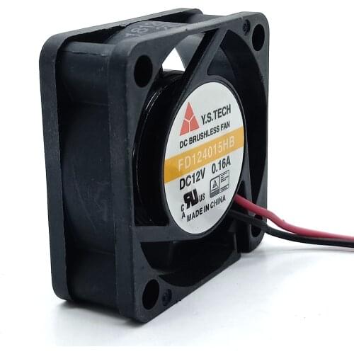 Fd124015hb For Y.s.tech 4015 12V Two-Wire Switch Cooling Fan 40mm