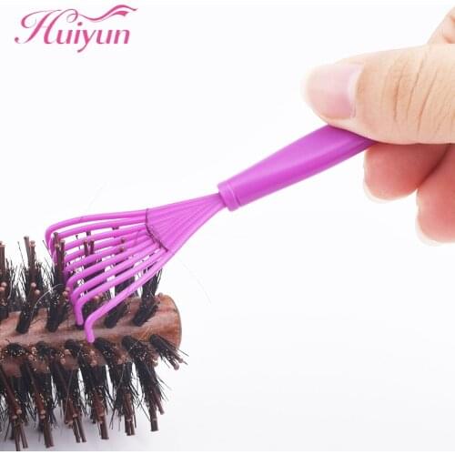 Huiyun Black Fine-tooth Comb Hair Style Rat Tail Comb Metal Pin Anti-static Tangle Hair Design Barber Beauty Multifunction Tools
