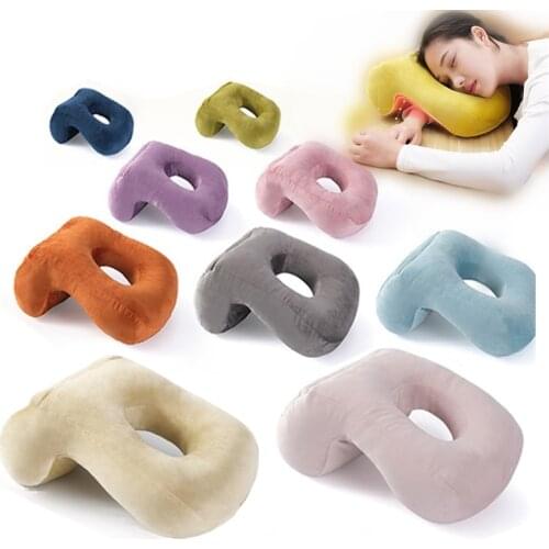 Cotton Nap Pillow For Travel Headrest Neck Support Seat Cushions Office Rest Lunch Break Pillow Orthopedic Student Desk Sleeping
