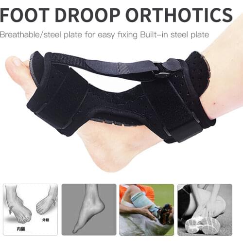 Toe valgus Adjustable Plantar Fasciitis Night Foot Splint Drop Orthotic Brace Elastic Dorsal Night Splint Foot Health Care Tools