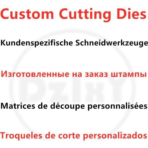 Custom Metal Cutting Dies Embossing Mold DIY Scrapbooking Album Paper Craft Knife Mould Cards Blade Punch Stencils