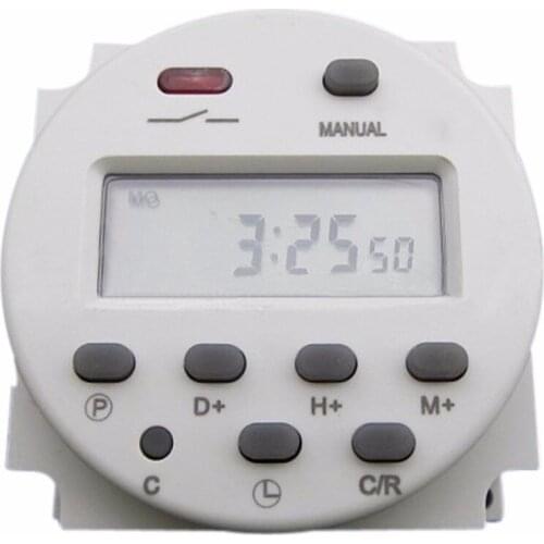 Stable Quality CN101 AC 110V Digital LCD convenience Power Programmable Timer Time Relay Switch