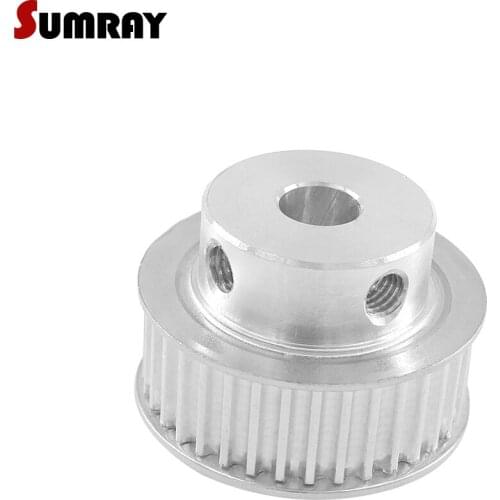 SUMRAY 3M 38T Stepper Motor Pulley 6/8/10/12mm Inner Bore Timing Pulley 11mm Belt Width Gear Belt Pulley