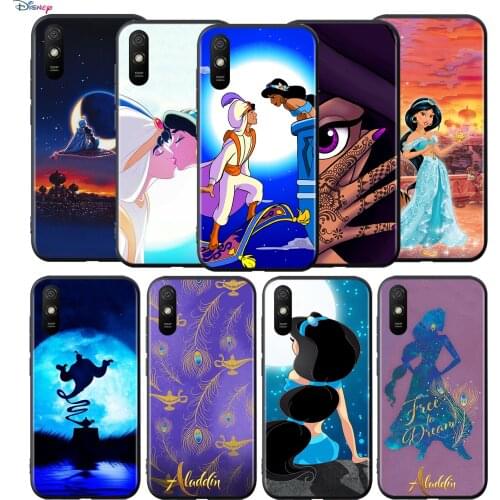 Silicone Cover Aladdin Jasmine Princess For Xiaomi Redmi 9T 9 9C 9A 9AT 9i 8 8A 7 6 Pro 7A 6A 5 5A 4X Plus Phone Case