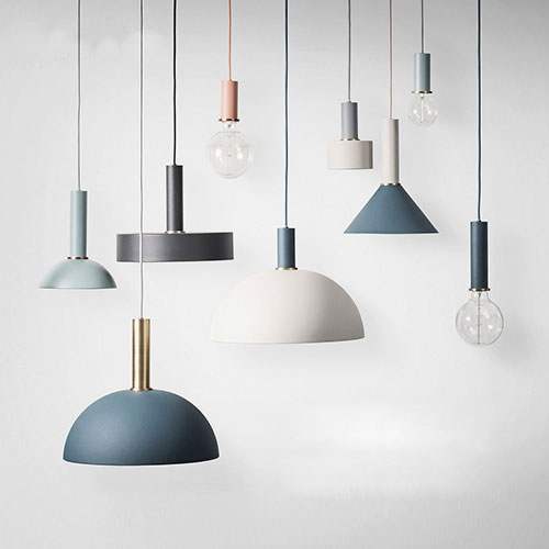 Modern industrial lamp hanging ceiling lamps glass ball LED pendant lights