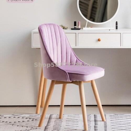 Chair Stool Back Home Leisure Computer Chair Study Chair Desk Chair Simple Makeup Chair Comfortable Sedentary Swivel Chair