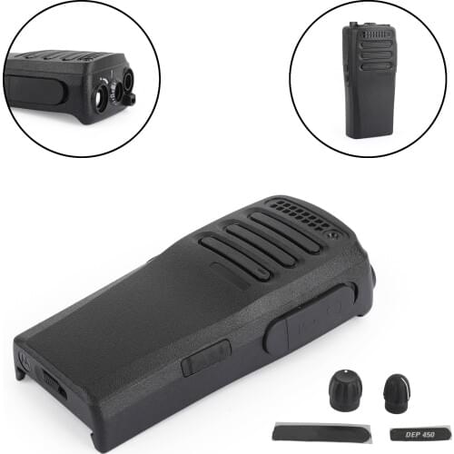 Artudatech Front Cover Shell Surface+Volume Channel Knob for Motorola DP1400 DEP450 XIR P3688 CP200D Walkie Talkie Accessories