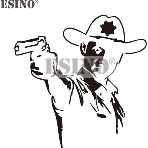 Newest Design The Walking Dead Reflective Creative Auto Decal Cartoon Car Sticker Bumper Body Decal Creative Pattern Vinyl