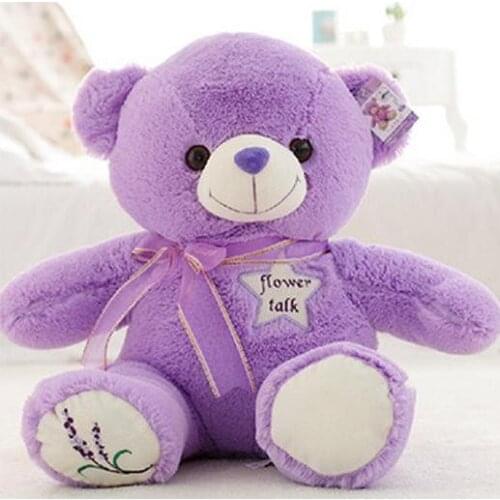 Free shipping sale 45 cm lavender bear doll factory special offer product Teddy bear hug bear plush dolls