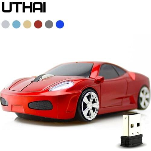 UTHAI DB20 wireless car mouse GDPI1600 wireless mouse personality creative gift mouse 2.4 mouse