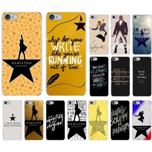 LVTLV Hamilton Musical Lyrics Phone Case for iPhone 11 12 pro XS MAX 8 7 6 6S Plus X 5S SE 2020 XR case