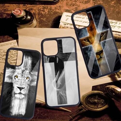 Christ Jesus cross Phone Case PC for iPhone 11 12 pro XS MAX 8 7 6 6S Plus X 5S SE 2020 XR