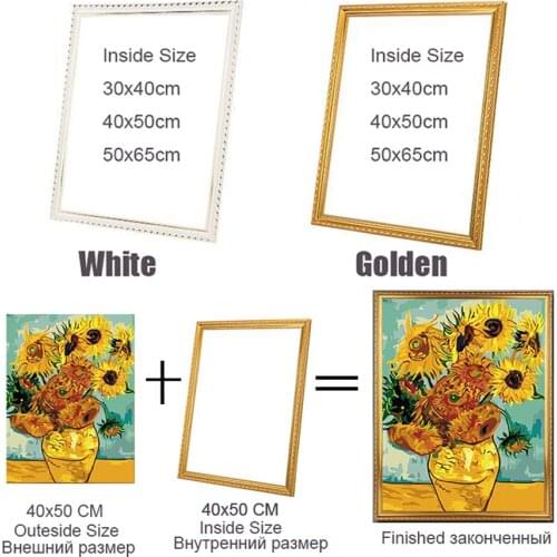 Diy outter wood frame Unfinished Wood stretcher diy oil painting diamond Mosaic Thick wood frame wall painting picture frame