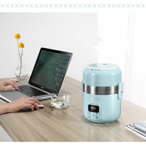 Bear 220V Electric Heating Lunch Box Portable Plug-in Electric Cooking and Self-heating Heating Lunch Box Personal Rice Cooker