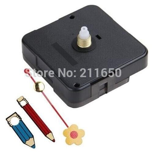 New Quartz Silent Clock Movement Mechanism Flower Pen Hand DIY Repair Part Kit
