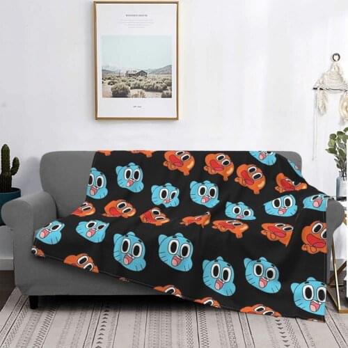 Darwin And Gumball Throw Blanket Baby Blankets Closing Satisfied Duvet Cover Twin Size Bedding Bohemian Bed Cover