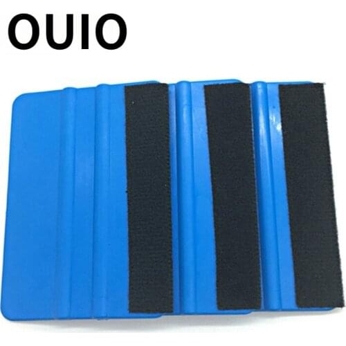 OUIO 1PC Car Cleaning tool Scraper Blue squeegee High Quality For Mercedes W205 W203 Volvo XC90 S60 XC60 V40 Alfa Romeo 159 156