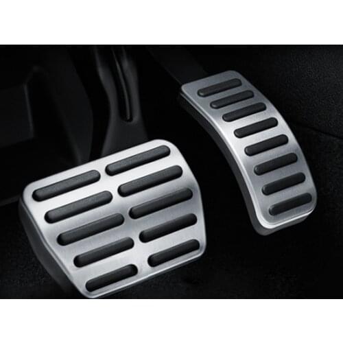 Stainless Steel Car Gas Brake Pedals For Audi TT Pedale VW SEAT Golf 3 4 Polo 9N3 For SKODA Octavia Ibiza Fabia A1 A2 A3 GTI