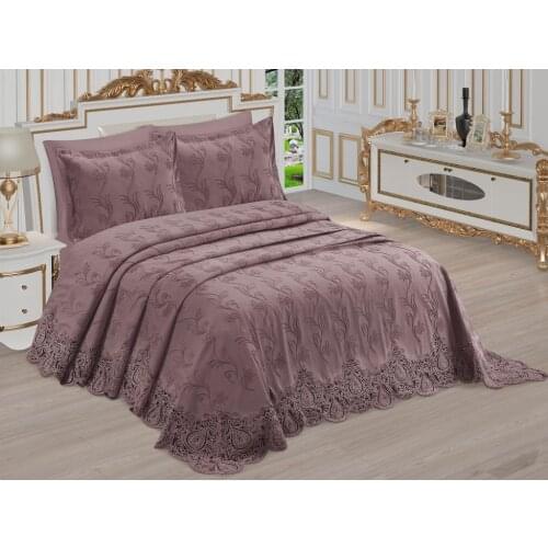 Dower Land Of Palmyra Embroidered Chenille Pike Tackle Damson