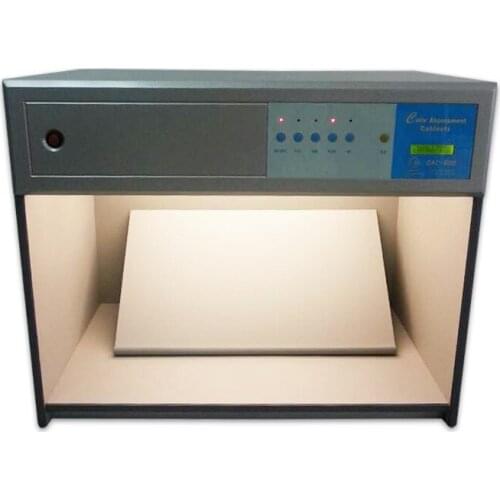 Six light sources to color light box