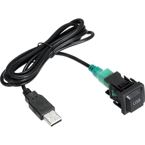 USB Audio Cable Adapter CD Player Radio Wire Cable Fit for VW Volkswagen 130cm Car Accessories