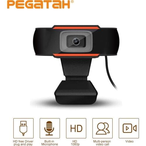 Webcamera full HD1080P webcam PC Web camera USB Cam with microphone rotating webcam video recording camera webcams for computer