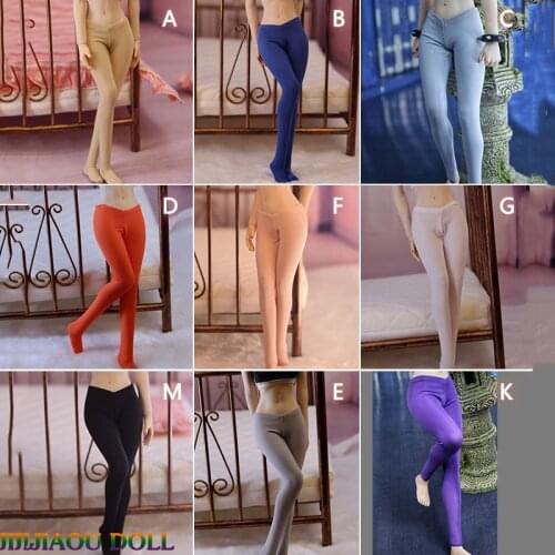 In Stock 1/6 Scale Tight Leggings Pants Model Female Siamese Pants Sexy Stockings for 12" Action Figure Body