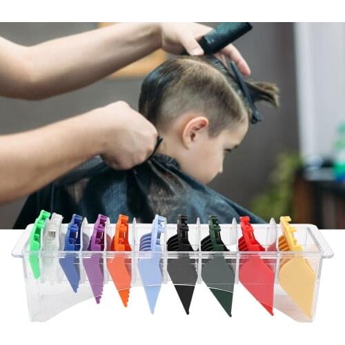 10Pcs Multi-colored Limit Combs Hair Cutting Clipper Magnetic Guide Tools Barber SalonHairstyling Accessories Barber Supplies