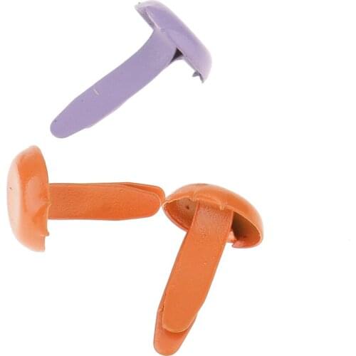 200 Pieces Metal Brad Paper Fastener For Scrapbooking Craft Children DIY Brads Fastener Craft