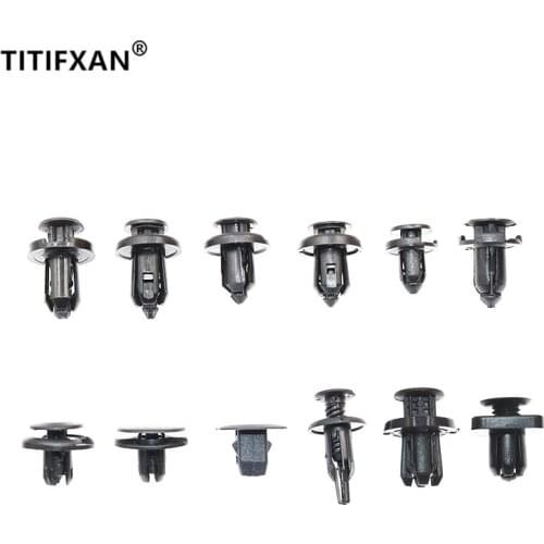 240PCS 10mm 8mm Hole Auto Plastic Fastener Clip For Honda Civic Accord Odyssey Crider Stream Acura Fit City Acura Bumper Fender