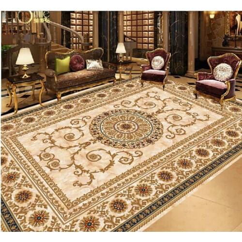 3d floor painting wallpaper European style murals floor painting pvc self-adhesive wallpaper 3d flooring