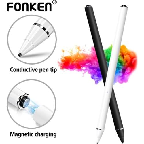 FONKEN Active Stylus Pen for phone Universal Smart Pencil for IOS Android Tablet Drawing Magnetic Charging Capacitive Touch Pens