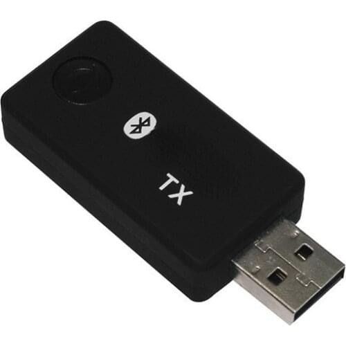 Bluetooth 5.0 Transmitter 3.5MM Jack Audio Adapter Wireless Bluetooth Stereo Audio Transmitter Adapter Latest for Headphones TV