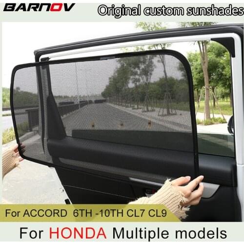 Car Special Magnetic Curtain Window SunShades Mesh Shade Blind Original Custom For Honda Accord 6th 7th 8th 9th 10th CL7 CL9