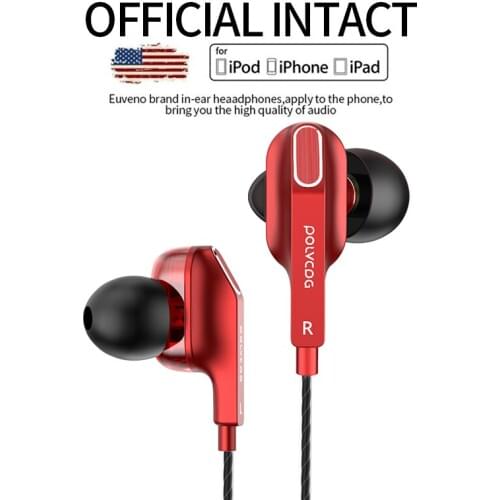 D9 In-ear Earphone 3.5MM with Mic HIFI Wired Headphones for Waterproof for Sports Gaming Noise Canceling for Iphone for Xiaomi