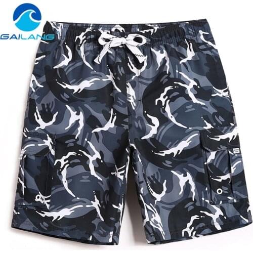 Gailang Brand Men Beach Shorts Quick Dry Bermuda Mens Shorts Casual Cargo Swimwear Mens Shorts Summer Hip Hop Mens Board Shorts