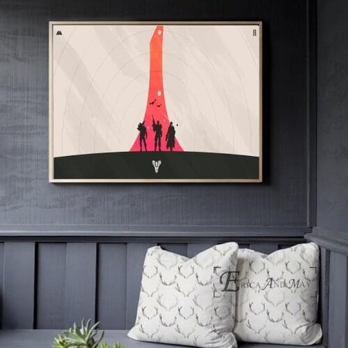 Destiny Abstract Video Game Posters And Prints Canvas Painting Wall Art Picture Vintage Poster Decorative Home Decor Tableau