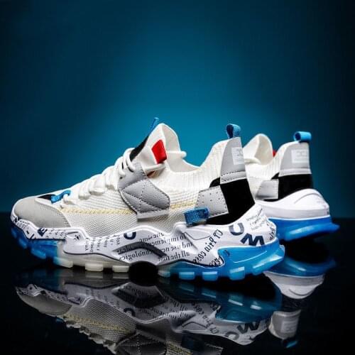 Men Casual Shoes Hip Pop Sneakers Male Comfortable Adult Sport Trainers Mesh Chaussure Home High Quality Shoes 2021 New