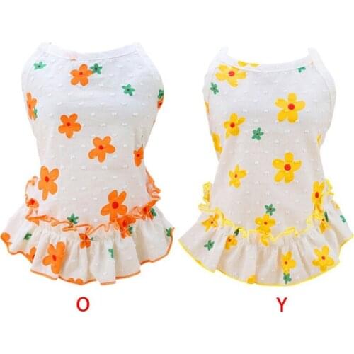 Summer Pet Dog Dress Princess Puppy Cat Dresses For Small Medium Dogs Chihuahua Pet Clothing Yorkshire Dog Dresses Pet Clothing