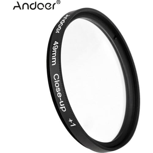 Andoer 49mm Macro Close-Up Filter Set +1 +2 +4 +10 with Pouch for Nikon Canon Sony DSLRs