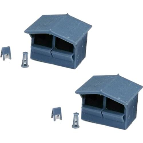 Outland Models Military Scenery Structure Festival Market Stall Set 1-Side Style 1:64 S Scale