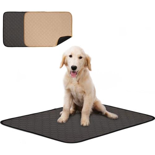 Anti-slip Washable Pet Pee Pad Mat waterful Reusable Pet Dog Urine Pad Diaper for Puppy Training