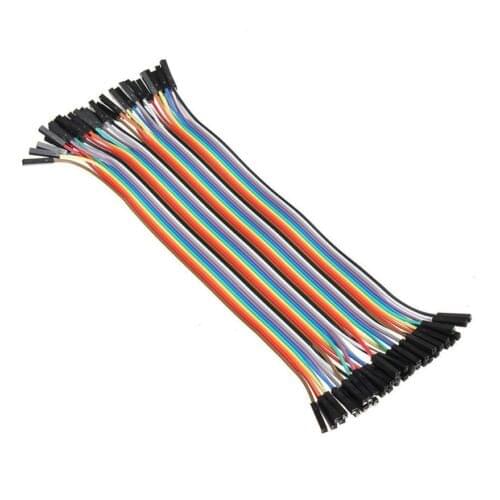 40pin dupont cable jumper wire dupont line female to female dupont line 10cm 1P diameter:2.54mm