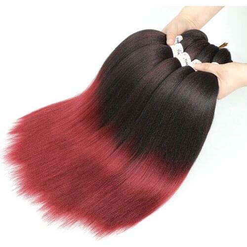PreStretched Braiding Hair Synthetic Ez Braid Hair Low Temperature Fiber Professional Crochet Braiding Hair Extensions